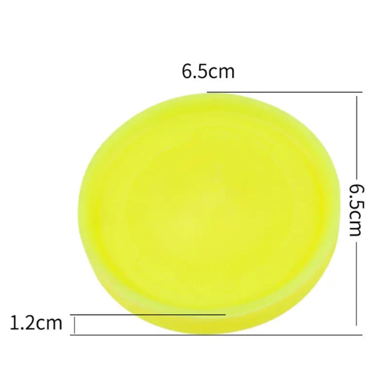 Fidget Toy silica gel Mini Pocket Flexible Soft Flying Discs New Spin In Catch Game Outdoor Toy Boys Gift - 6