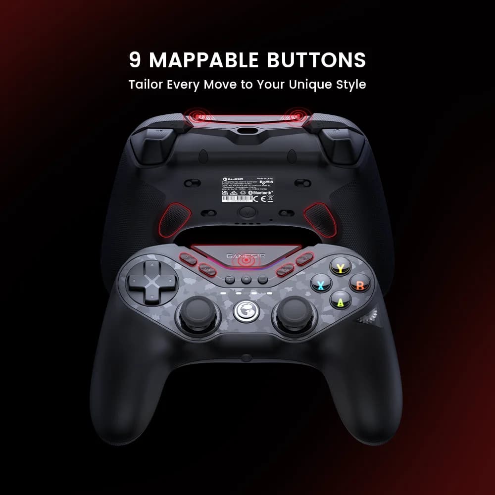 وحدة تحكم GameSir Tarantula Pro Switch 2 اللاسلكية مع 9 أزرار قابلة للبرمجة وجيروسكوب 6 محاور وزناد بتأثير Hall وNFC - 4