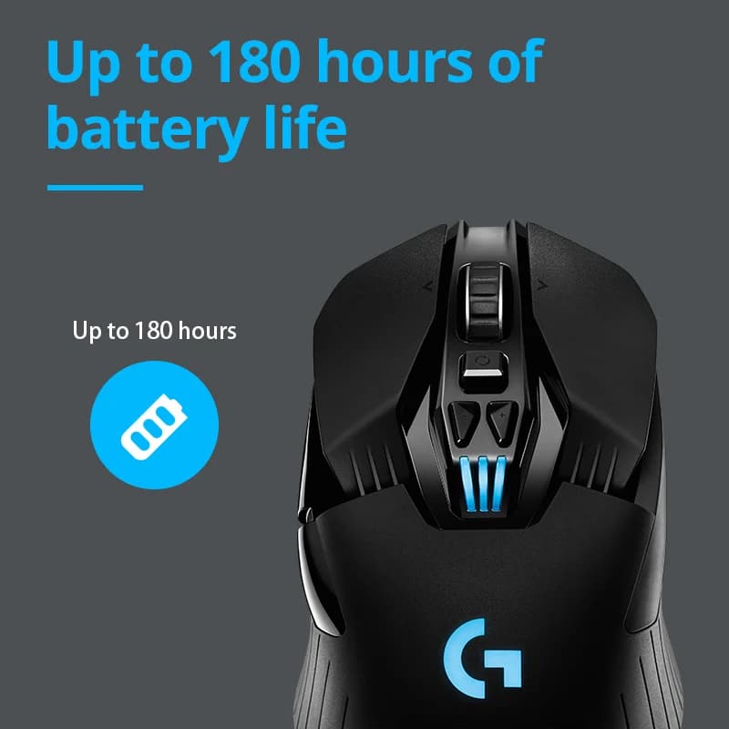 Logitech G903 LIGHTSPEED Wireless Gaming Mouse, Hero 16K, 16000 DPI, RGB Lighting, 11 Programmable Buttons, ESports Edition - 4