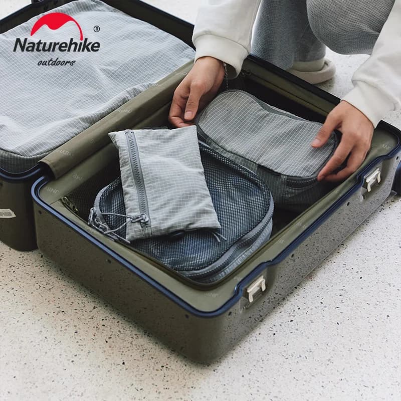 حقيبة تخزين السفر Naturehike ModBox، محمولة، مناسبة للتخييم والرحلات التجارية، فاصل ملابس، منظم مكياج - 6