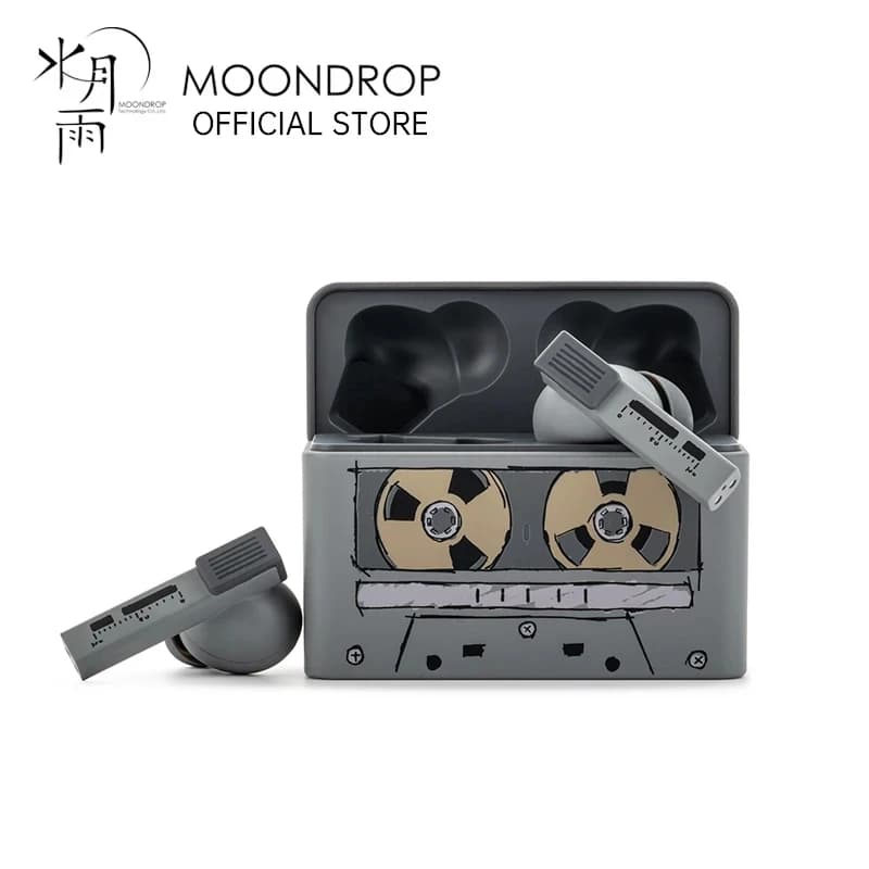 سماعات رأس MOONDROP Golden Ages 2 TWS مع إلغاء الضوضاء ANC وبلوتوث 6.0 وLDAC وVDSF ومكسب خرج قابل للتعديل للألعاب