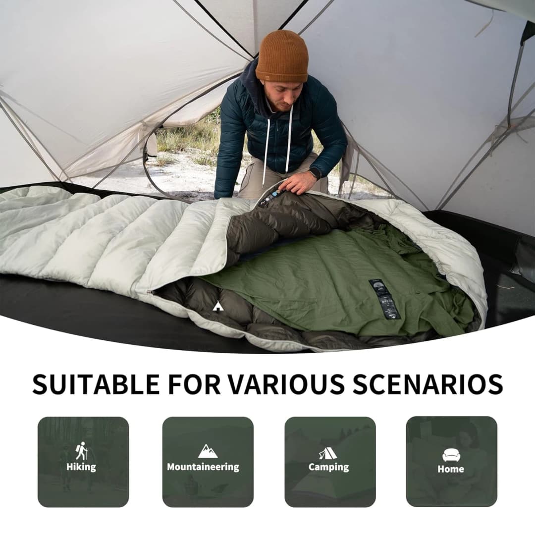 بطانة كيس نوم تخييم من Naturehike بطانة كيس نوم فردي بطانة كيس نوم مومياء بطانة كيس نوم محمولة فائقة الخفة - 5