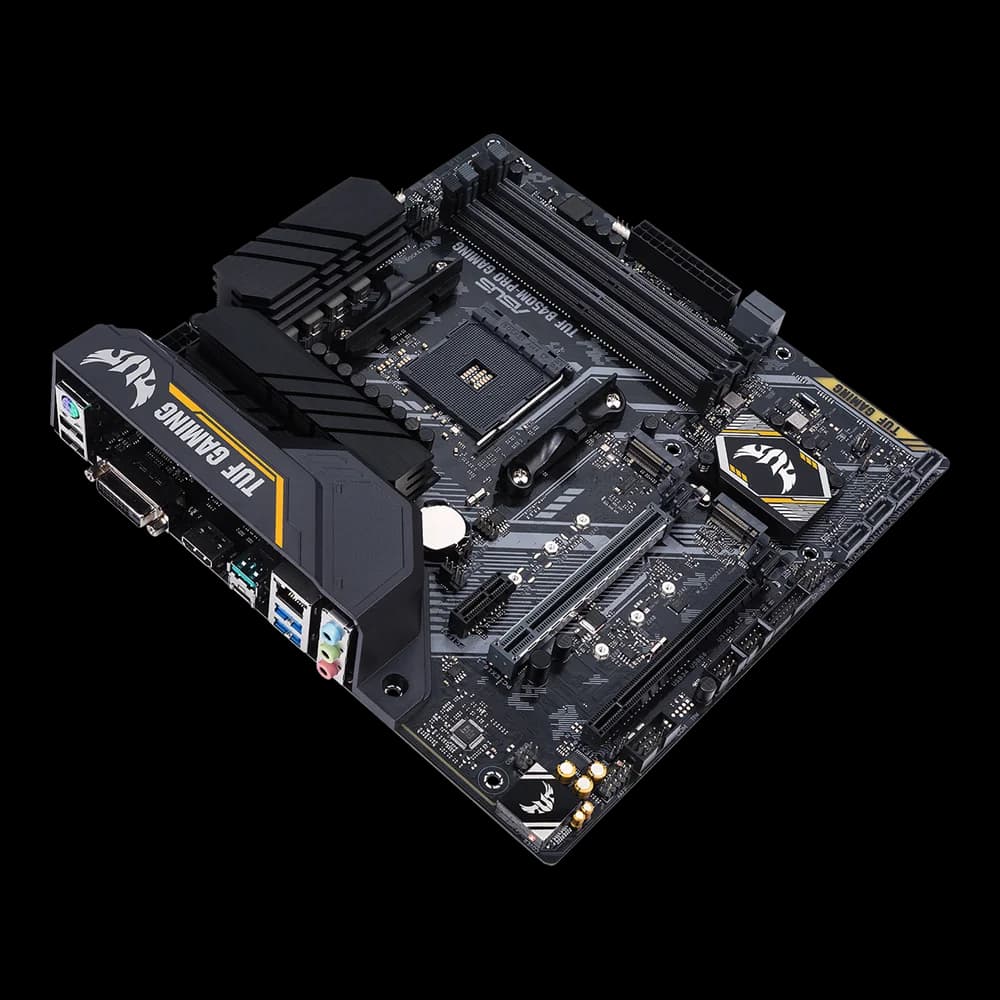لوحة أم ASUS B450M TUF B450M-PRO GAMING AM4 تدعم معالجات Ryzen 5 5600G و5700 و5300G و3900 و1500، ذاكرة DDR4 64GB، M.2 ATX - 5