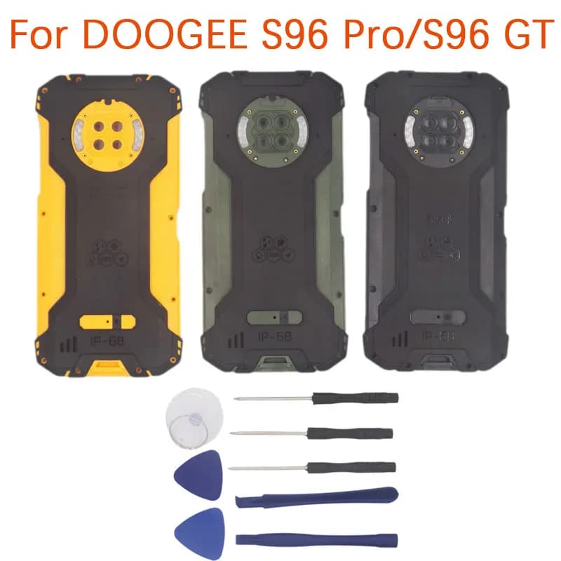 غطاء بطارية خلفي أصلي جديد لهاتف DOOGEE S96 Pro، يشمل غطاء مكبر الصوت