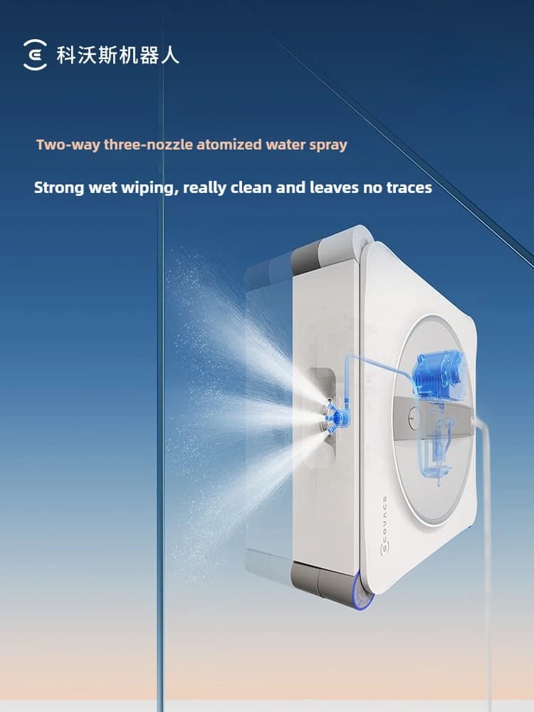 Ecovacs Water Spray Windows Cleaner Robot W2S Cleaner Smart Home Fully Automaticlimpia Vidrios Ventanas Electric Do Mycia Okien - 3