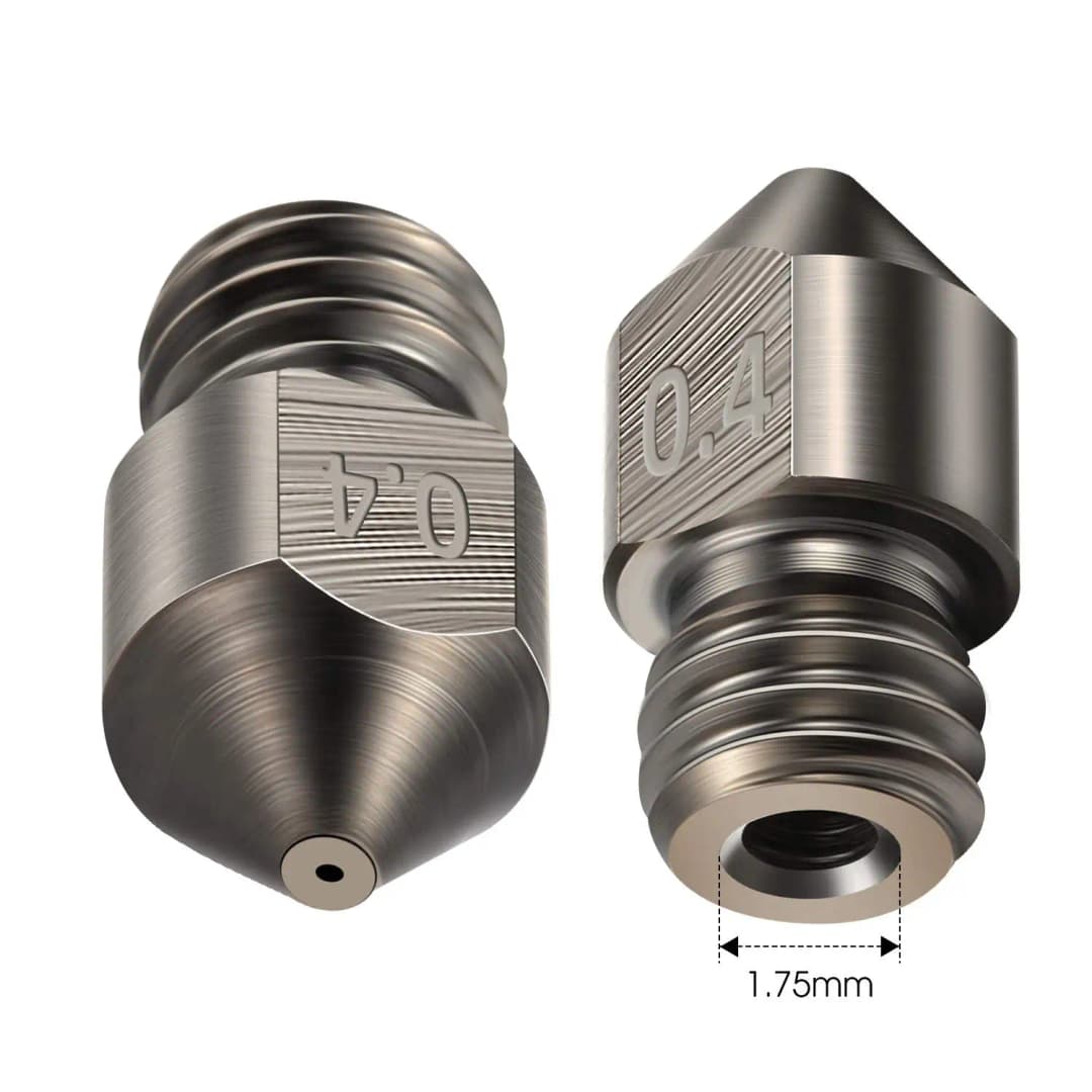 فوهة Creality الرسمية من الفولاذ المقسى MK8 بقطر 0.4 مم لفوهة Ender 3 لطابعات Ender3 Pro/Ender 3 V2/Ender 5/CR-10 Series ثلاثية الأبعاد - 5