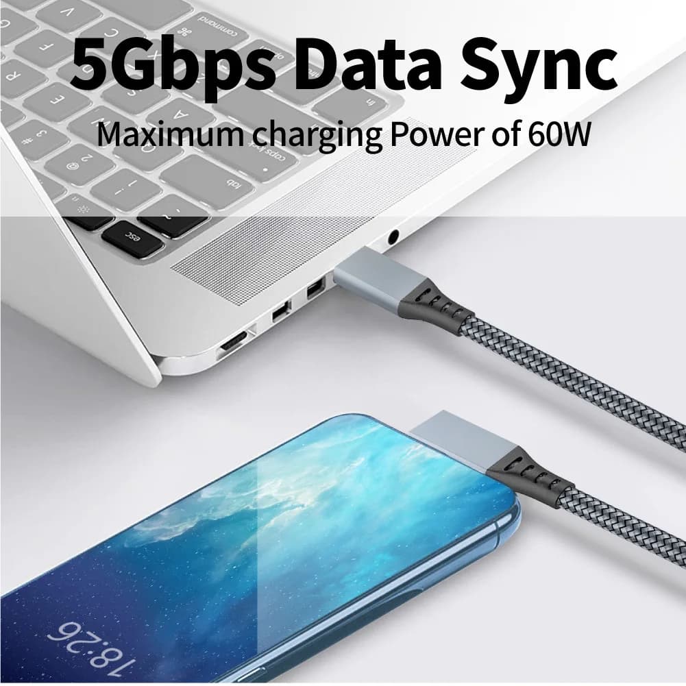 كابل 3/6/5 متر USB A إلى نوع C لأوكولوس كويست 2، ملحق واقع افتراضي VR، نظارات ذكية ثلاثية الأبعاد، سماعة خوذة - 5