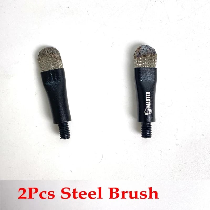 2Pcs MECHANIC motherboard IC debonding brush steel brush replacement head IC pad cleaning and glue removal and tin removal tool - 6