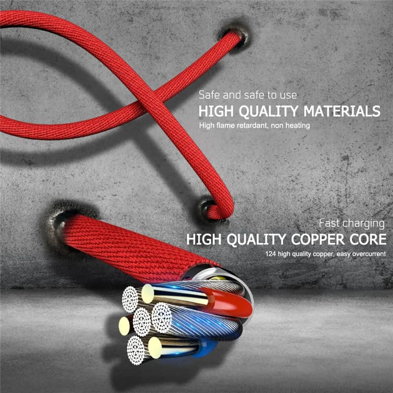 90 Degree Fast Charge USB Cable For iPhone 14 13 12 11 Pro X XS Max 5 SE 6S 7 8 Plus Wire Origin Long 3M Elbow Charger Data Cord - 4