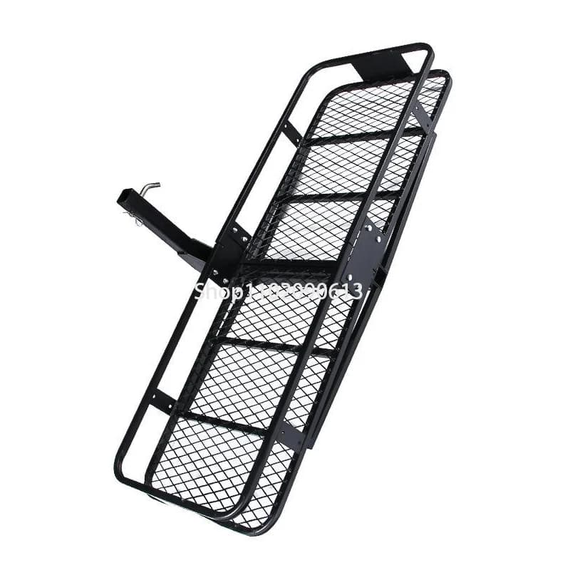 59X20inch Car Rear Luggage Box Trailer Basket Car Luggage Rack Car Pull Cargo Travel Rack 500 lbs Capacity 2-in Adapter Shank - 6