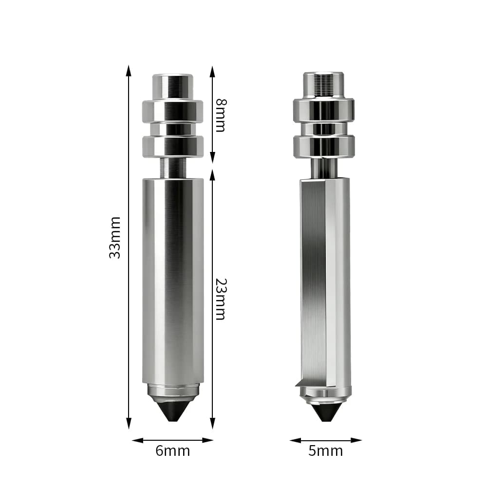طقم فوهة ثنائية المعدن Anycubic Kobra X/Kobra 4 مقاس 0.2 و0.4 و0.6 و0.8 ملم مع ممسحة سيليكون لاكسسوارات طابعة ثلاثية الأبعاد - 6