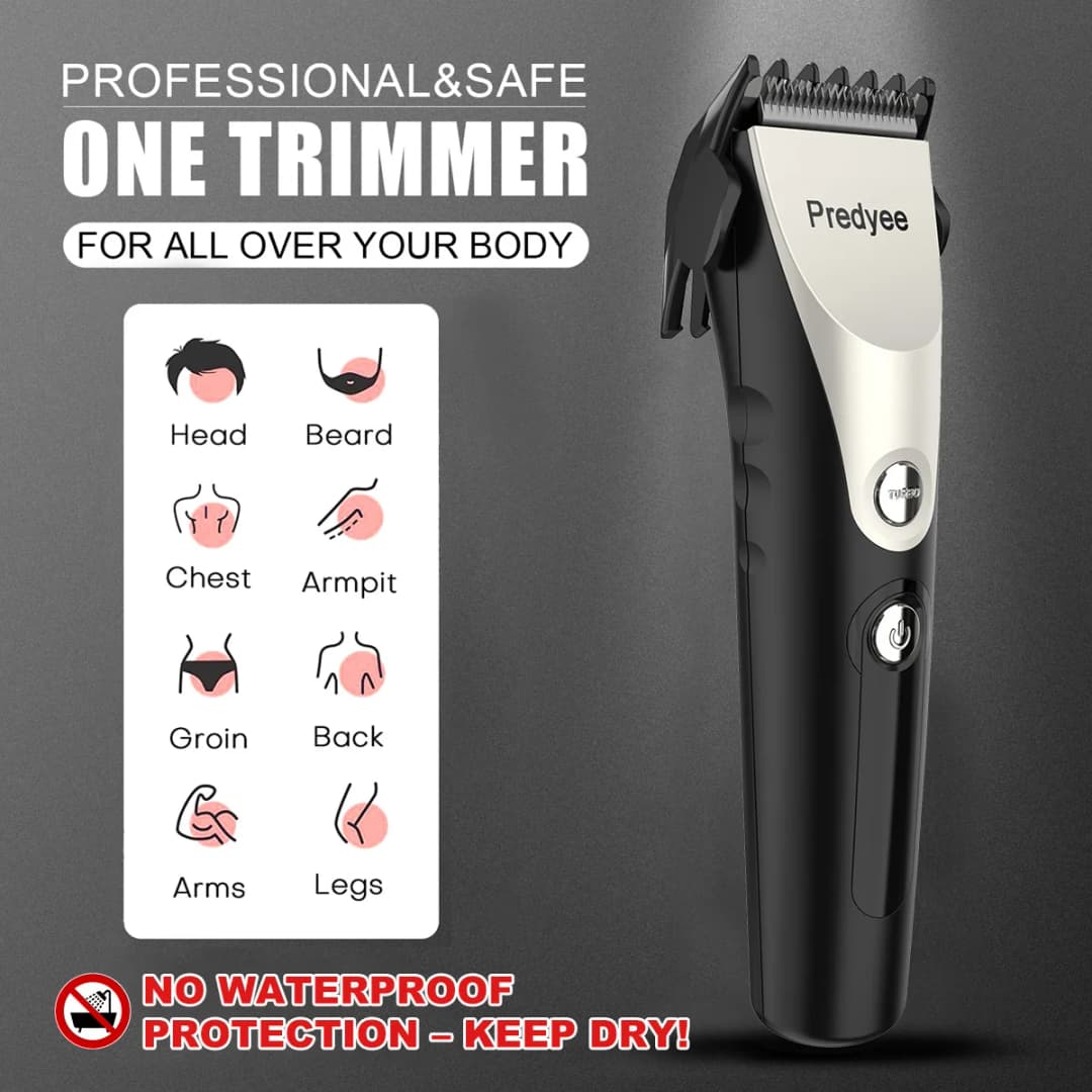 Manscape Hair Trimmer,Mini Basic Cordless Rechargeable Trimmer for Men,Men's Grooming Kit for Head,Face,Beard,Armpit,Groin - 5