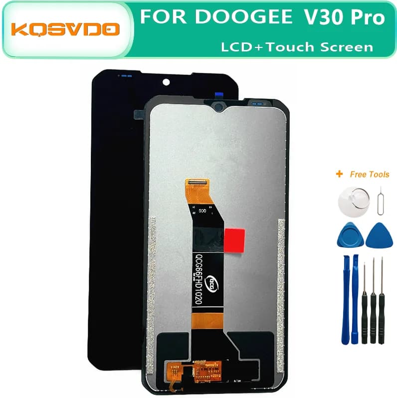 شاشة عرض LCD أصلية مقاس 6.58 بوصة من DOOGEE V30 Pro مع محول تجميع شاشة اللمس لاستبدال V 30 Pro v30pro S118 lcd +Tool