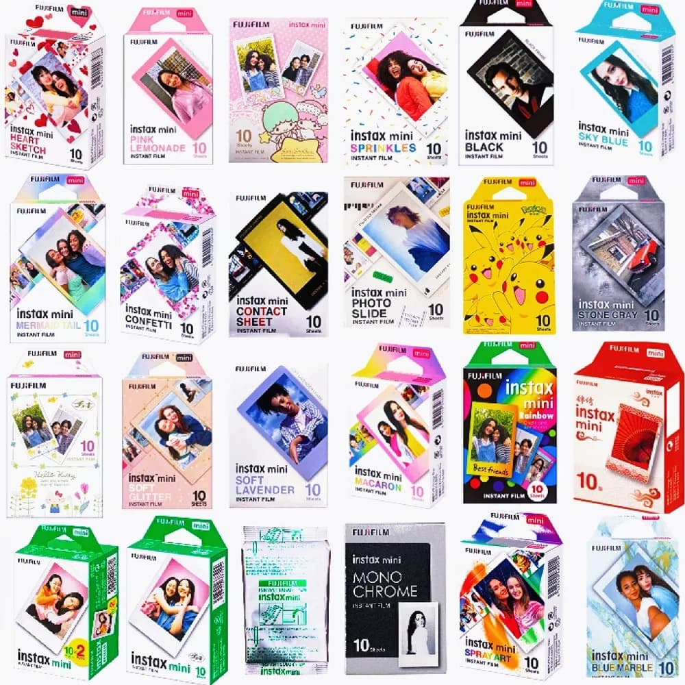 Fujifilm Instax Mini Film Mermaid Tail + Macaroon Instax Mini 12 Color Films 10/20 Sheet  For Fuji Instant Mini 11 7s 70  Camera