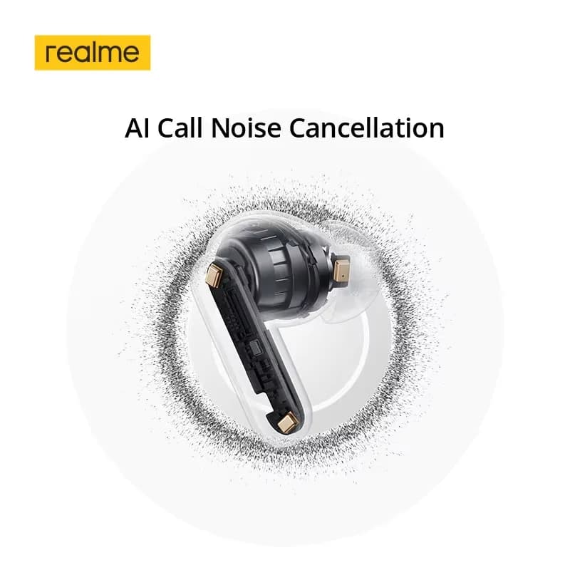 الإصدار العالمي realme Buds Air 7 برو 53dB إلغاء ضوضاء أعماق البحر ترجمة فورية بالذكاء الاصطناعي LHDC 5.0 بلوتوث 5.4 - 5