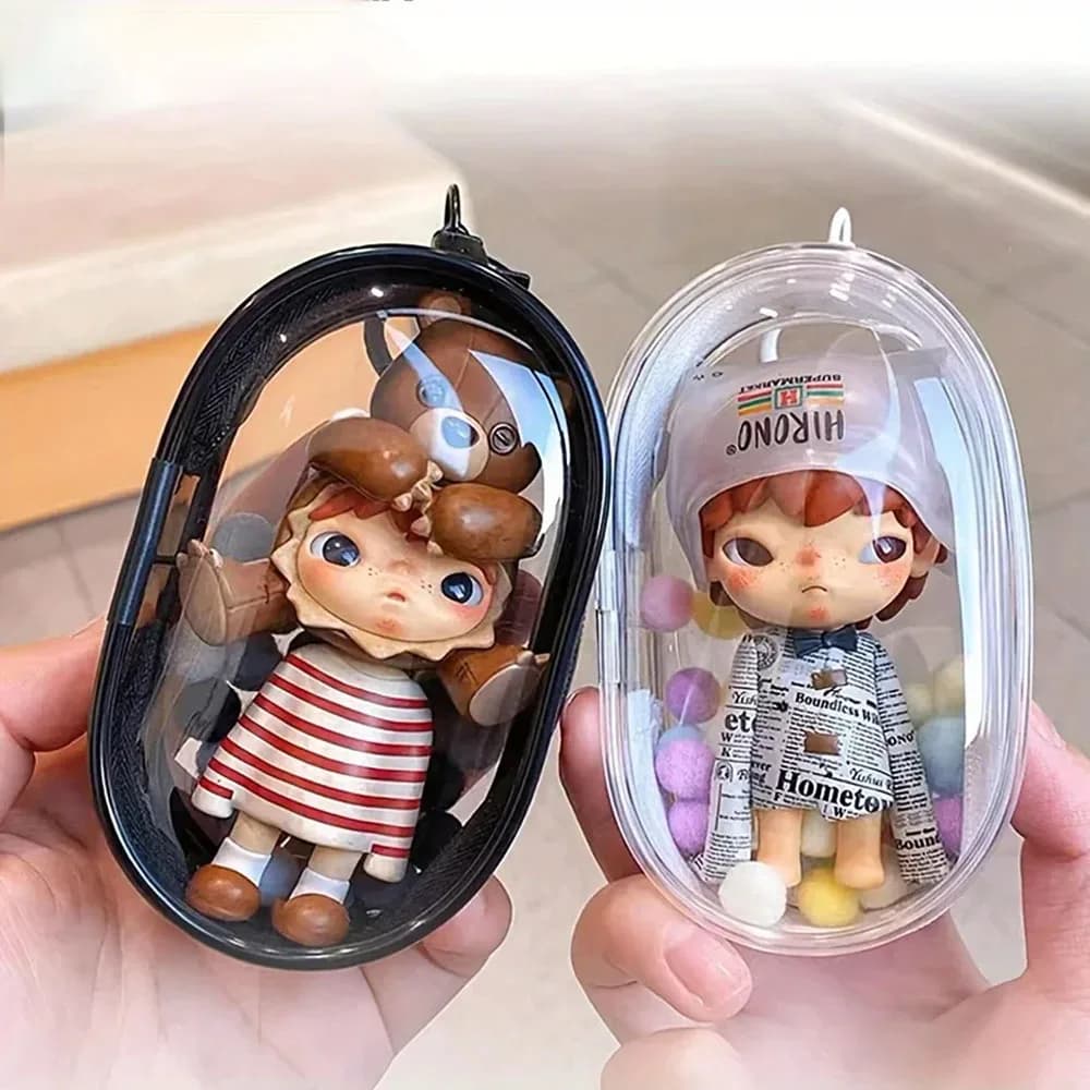 Mini Transparent Storage Bag with Zipper, Travel Data Cable Charger Dustproof Portable Storage Bag,Headphone and Charger Case - 4