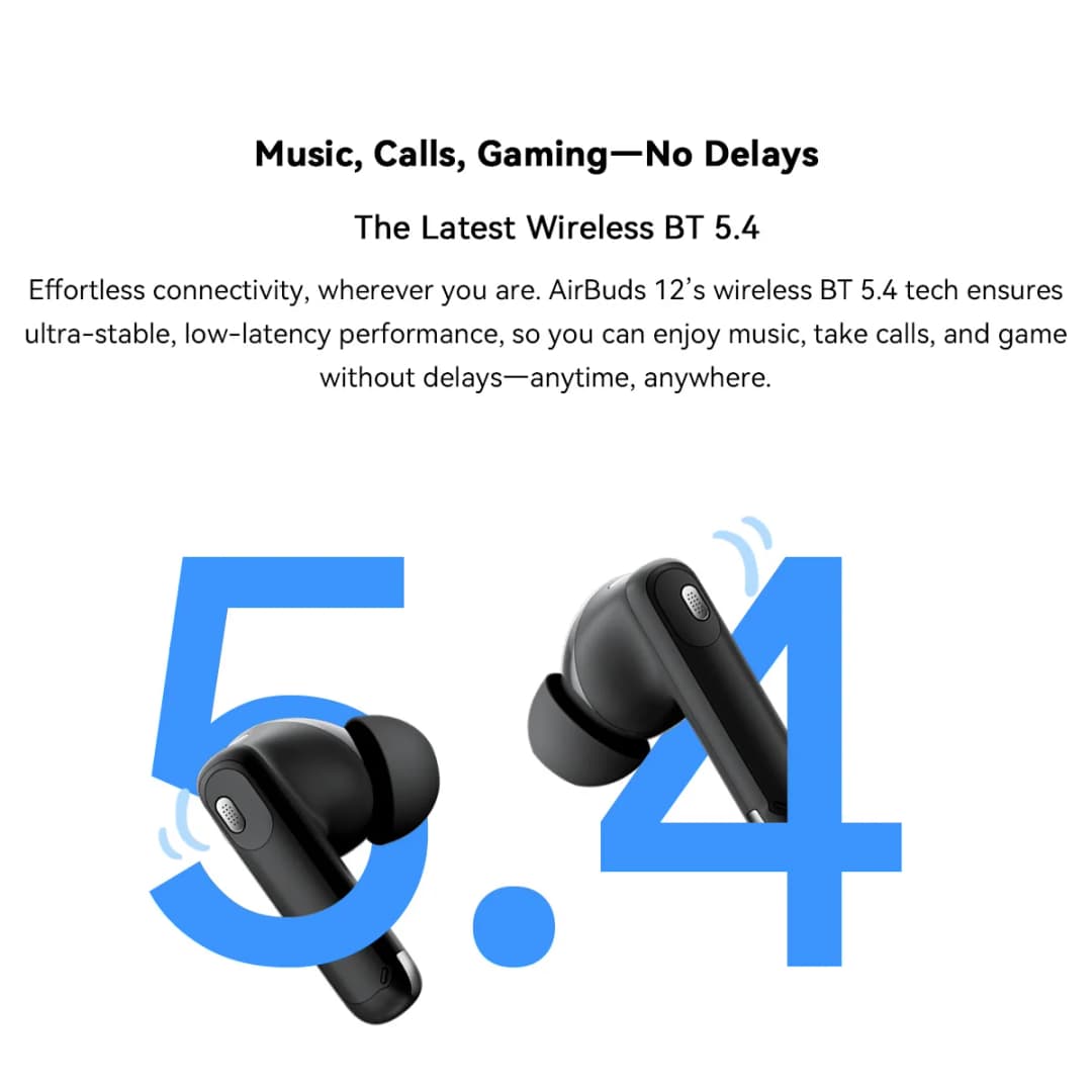 Blackview Airbuds 12 Headset In-Ear Wireless Touch Screen Headphones Sports Air Conduction Bass ENC Earphones 400mAh IPX7 - 4