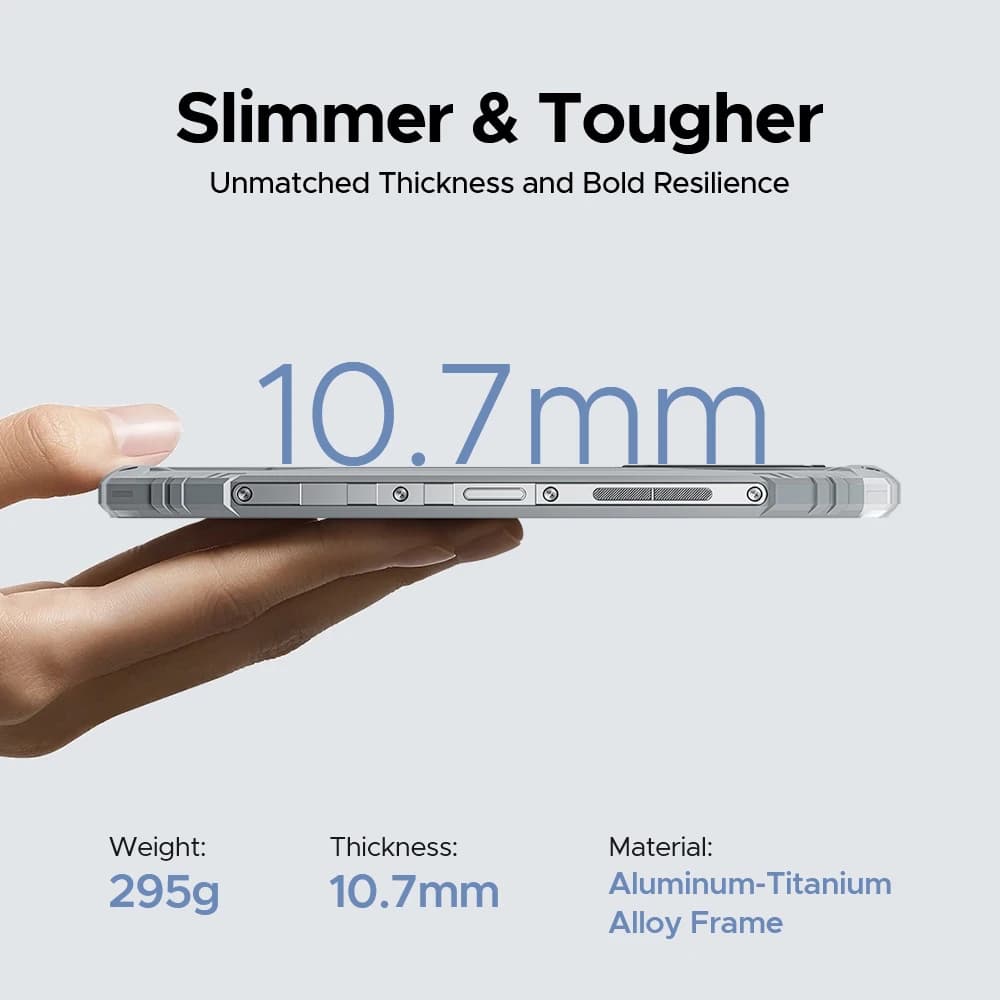 Global Version DOOGEE Blade10 Ultra Energy Rugged Phone Gemini AI 10.7mm Ultra-thin 6150mAh Battery  Android 15 Smartphone NFC - 4