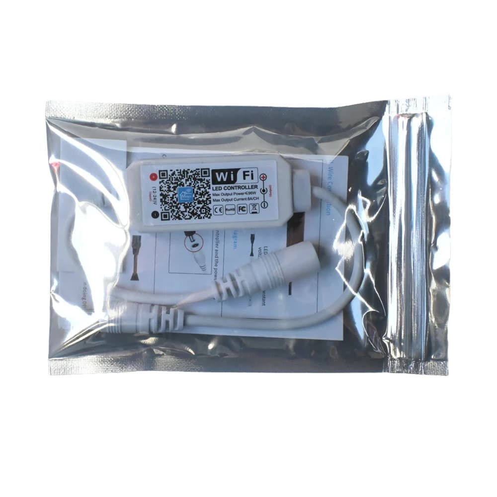 تحكم ذكي عبر Wi-Fi لإضاءة LED، DC 12V/24V، تطبيق MAGIC، تحكم صوتي عن بعد، لإضاءة LED أحادية اللون - 6