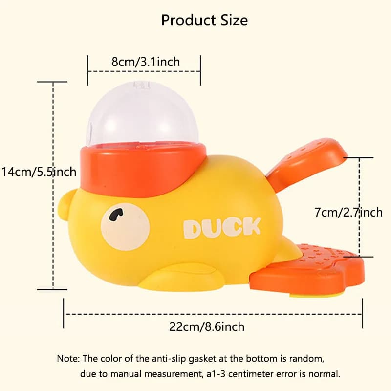 Little yellow duck pet leaking device pet interactive toys educational training device pet feeding device puppy leaking toys - 6