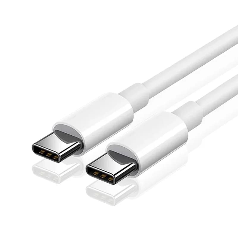 3PCS PD 100W USB C to USB Type C Cable Fast Charge Data Cable For Iphone 17 15 15Pro Huawei Samsung Xiaomi Data Line White 1M 2M - 6
