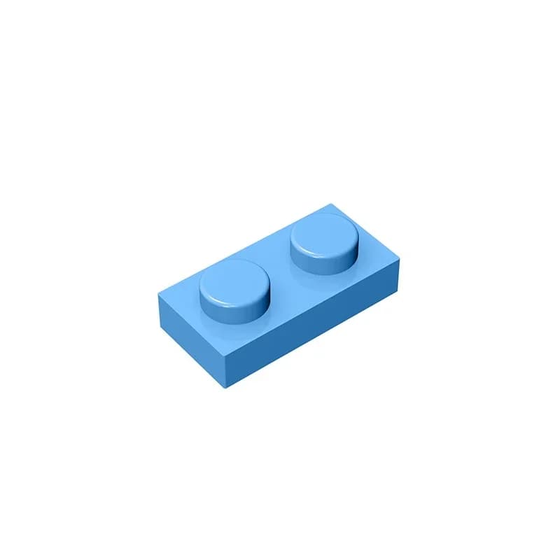 Gobricks GDS-502 Building Block DIY Plate 1 x 2 compatible with lego 3023 6225 Educational Assemblage children's toys Gift MOC - 2