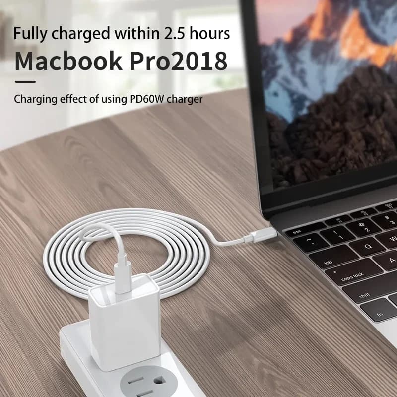 كابل شحن سريع PD 100W من USB-C إلى USB-C لهواتف iPhone 15 و16 و17 Pro Max وHuawei Mate 60 وXiaomi وSamsung كابل بيانات من Type C إلى Type C - 6