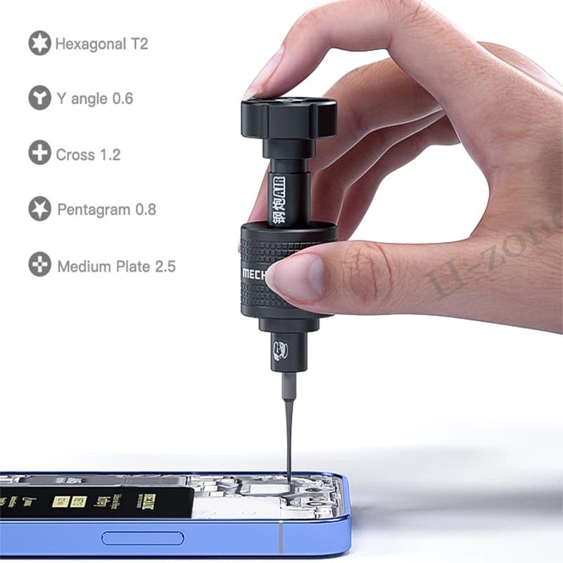 مفك براغي Mechanic AIR PRO MAX بصلابة عالية من نوع Torx 0.6 على شكل صليب لفك الهواتف والساعات والأجهزة اللوحية أداة إصلاح - 5