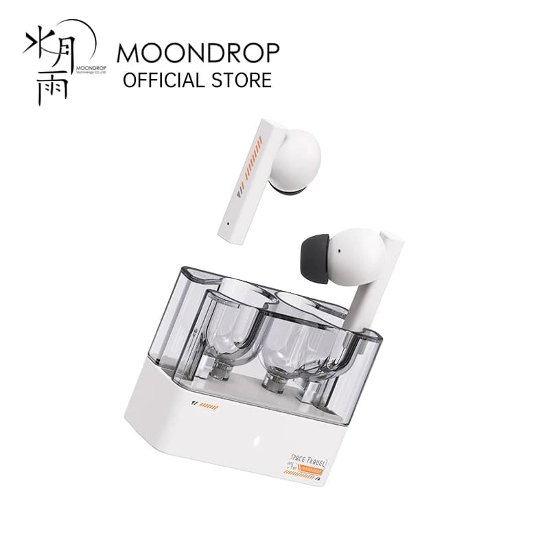 سماعات MOONDROP Space Travel TWS بلوتوث 5.3 مع إلغاء الضوضاء ستيريو لاسلكية حقيقية IEMs