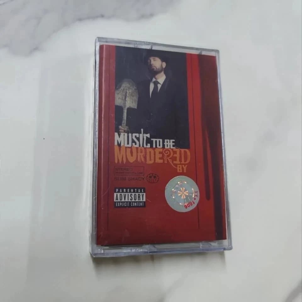 Rap Eminem Slim Shady Music Tape Music To Be Murdered By Album Lucky You Cassettes Cosplay Recorder Walkman Car Soundtracks Box - 2