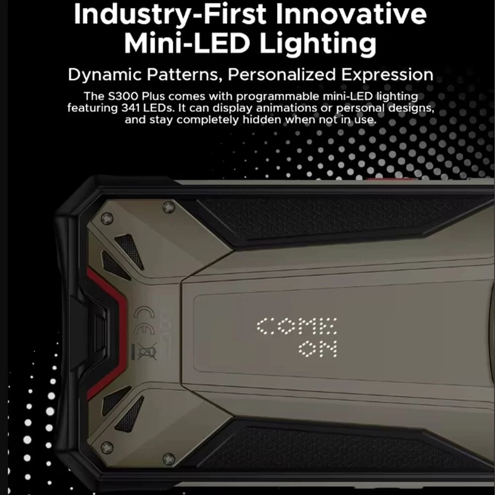 DOOGEE S300 Plus 5G Rugged Phone Dimensity 8300 Octa-core 6.78" 120HZ Display 48GB+1TB 200MP 11000mAh 120W Smartphone Android 16 - 5