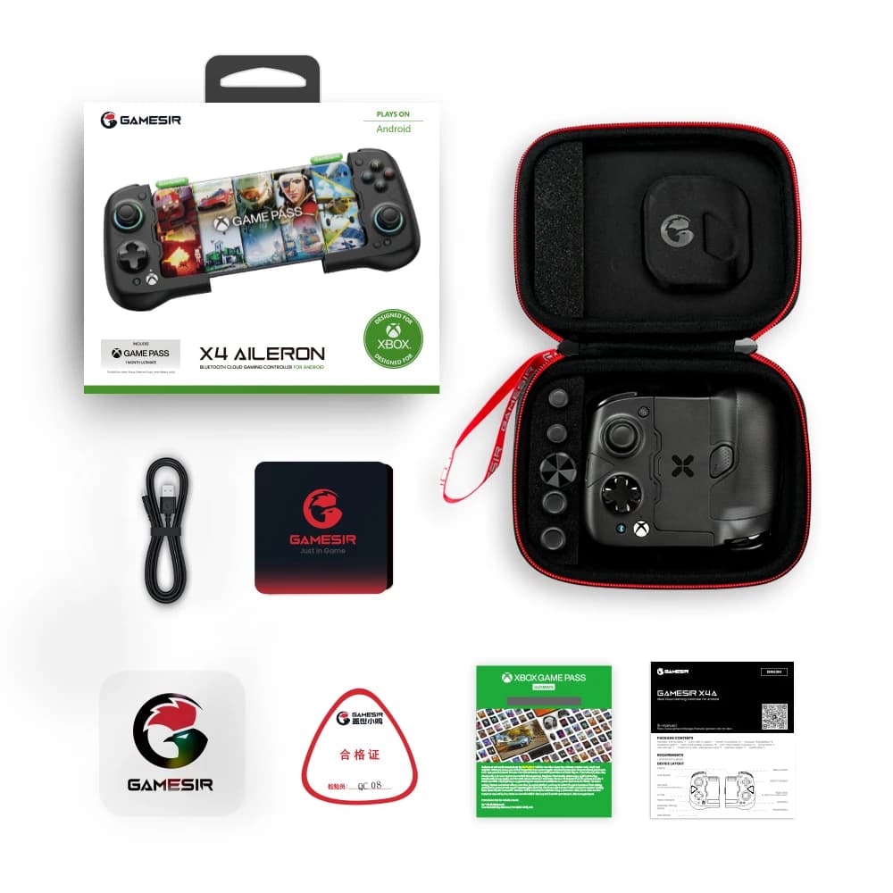 GameSir X4 Aileron Bluetooth Mobile Phone Gamepad Xbox Authorization Gaming Controller with Hall Effect, Portable Joycon - 6