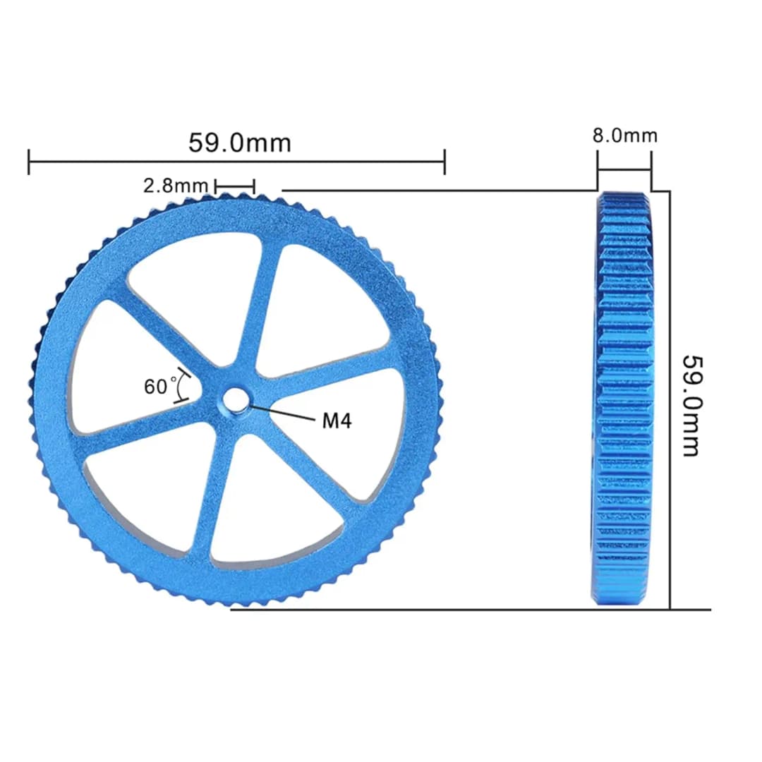 مفاتيح تسوية معدنية من Creality مع نوابض السرير الساخن لطابعات Ender 3/3 Pro/3 V2 وEnder 5/5 Plus/Pro وCR-10/CR10S/10S Pro/20 - 4