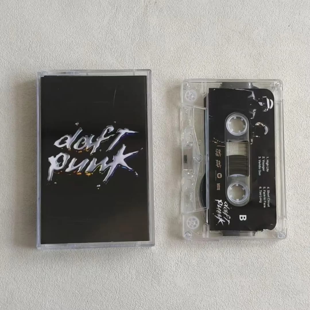 DJ Daft Punk Thomas Bangalter Music Tape Homework Album Discovery 3pcs Cassettes Cosplay Walkman Recorder Car Soundtracks Box - 6