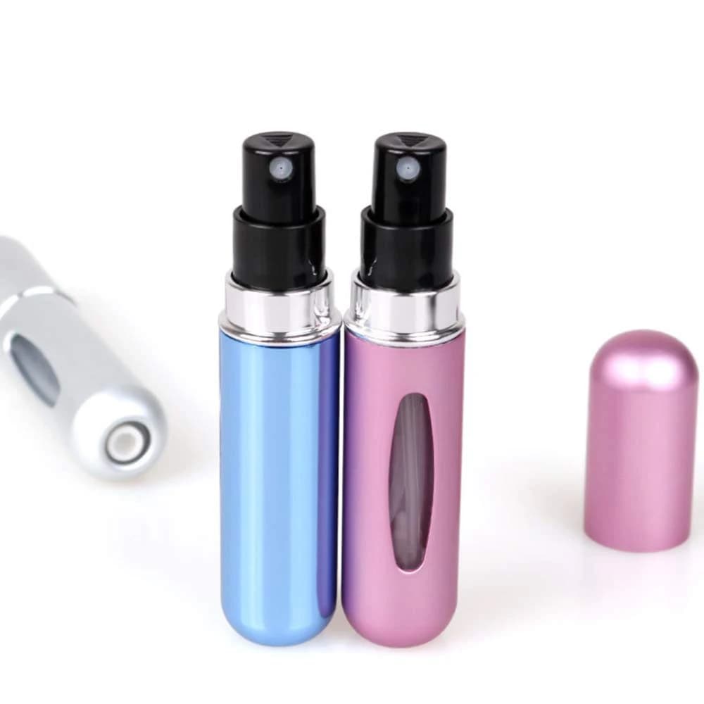 زجاجة عطر صغيرة قابلة لإعادة الملء، زجاجة رذاذ تجميل محمولة، حاوية رذاذ، زجاجات سفر قابلة لإعادة الملء 8 مل/5 مل - 5