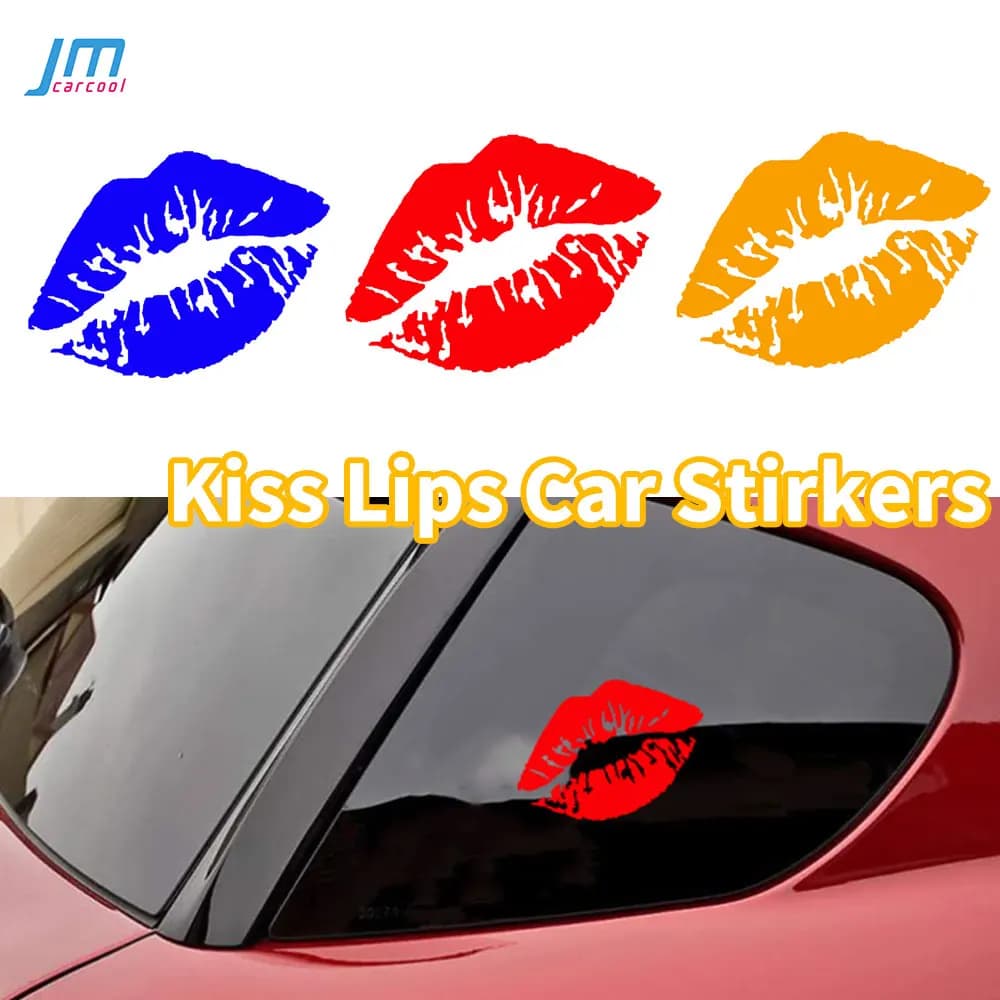 Car Body Windows Kiss Lips Bumper Windshield Car Motorcycle Decoration Waterproof Automobiles Decoration Car Sticker Accessories - 3