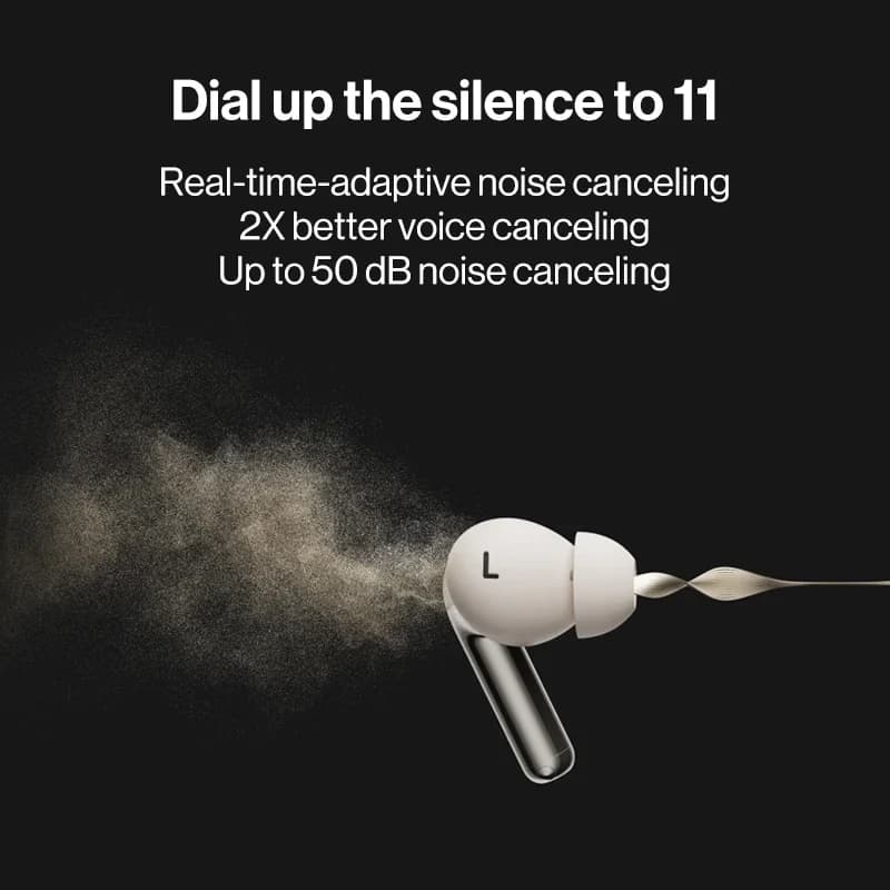 سماعات أذن OnePlus Buds Pro 3 الأصلية إصدار عالمي بلوتوث 5.4 إلغاء ضوضاء 50dB مكاني لهواتف ون بلس 15 و15r و13 و13R ونورد 5 - 4
