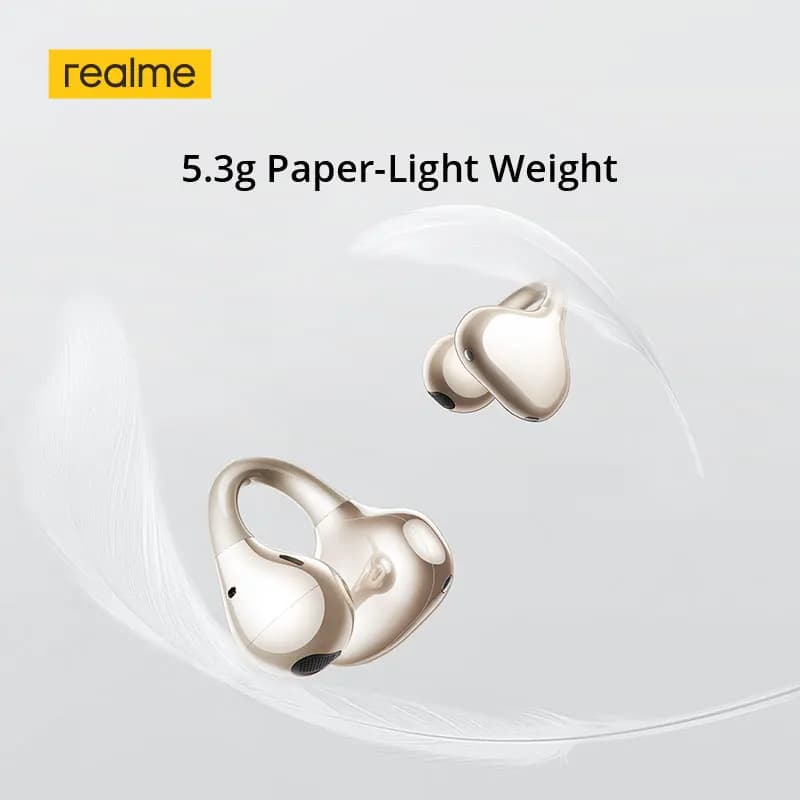 realme Buds Clip OWS Ear Clip Headphones AI ENC Call Noise Cancellation AI Translator Up to 36H Batter Life IP55 Bluetooth 5.4 - 3