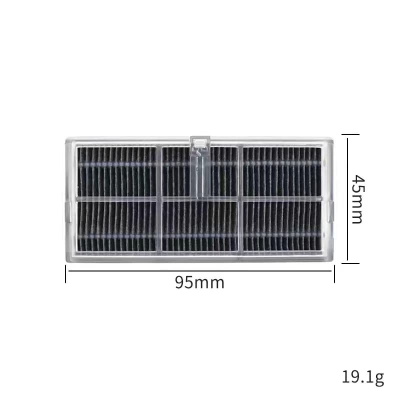 قطع غيار وإكسسوارات دريم X40 ألترا / L40 ألترا/موفا P50 برو ألترا /P10 برو ألترا: فرشاة جانبية رئيسية، فلتر، ممسحة، قماش، كيس غبار - 4