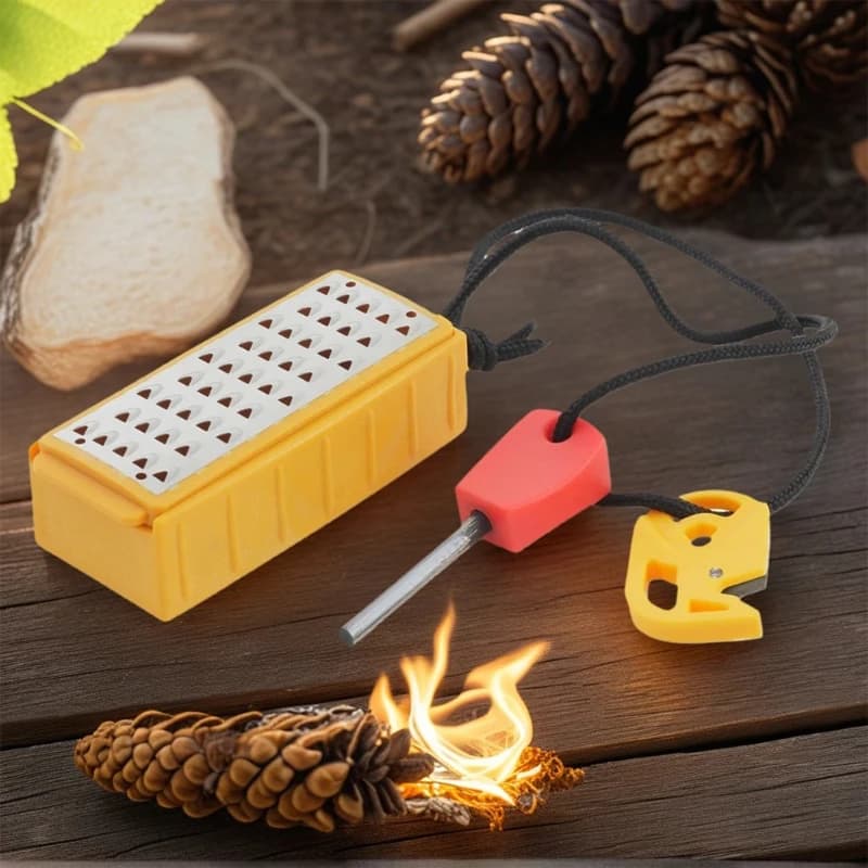 New Lightweight Tinder Maker with Fire Starter Portable Outdoor Survival Tool Emergency Tinder Making Cigarette Accessories Tool - 2