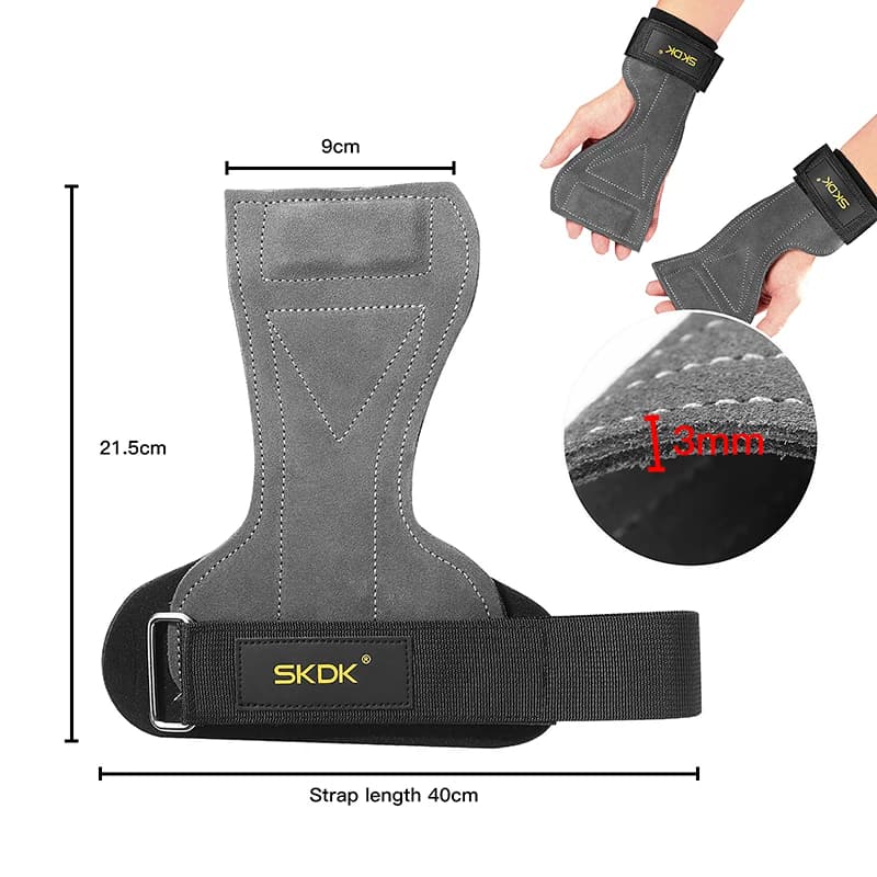 SKDK رياضة السيطرة النخيل الحرس جلد البقر النخيل حامي رفع الاثقال الجمباز قفازات تمرين السيطرة معدات التدريب اللياقة البدنية - 2