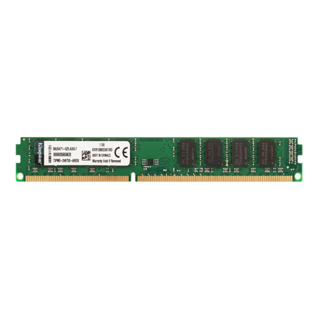 ذاكرة رام كينجستون DDR3 بسعة 4 جيجابايت و8 جيجابايت بتردد 1066 ميجاهرتز و1333 ميجاهرتز و1600 ميجاهرتز و1866 ميجاهرتز DIMM غير ECC لاجهزة الكمبيوتر المكتبية - 2