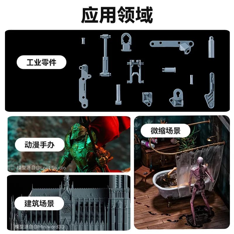 Anycubic ABS resin Pro2 Low odor to improve accuracy, strong and high precision photocurable photosensitive resin - 2