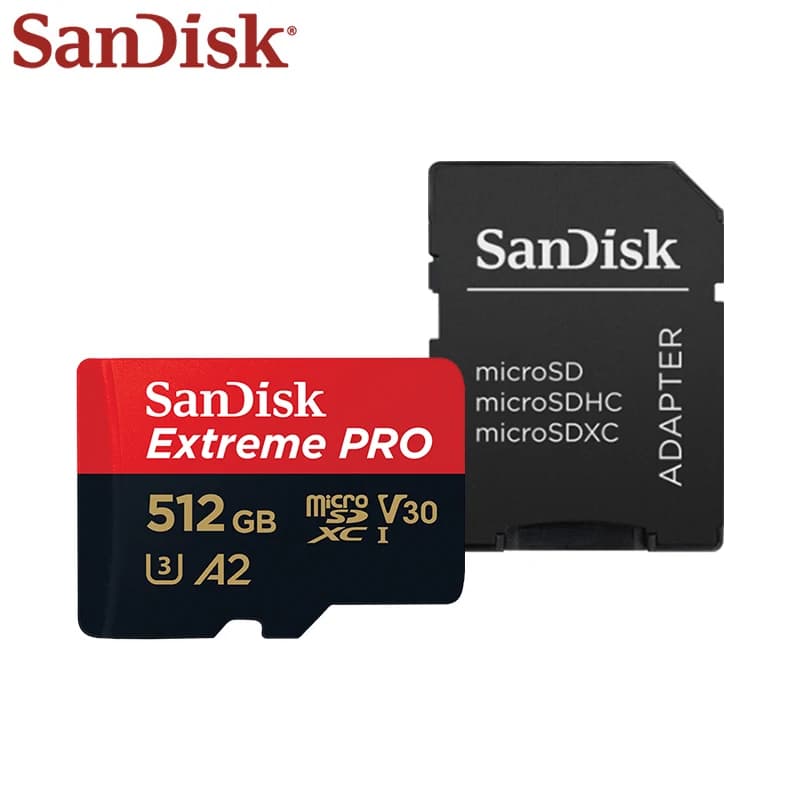 High Speed SanDisk Microsd Memory Card U3 C10 A2 V30 4K Extreme Pro Micro SD Card Up to 200Mb/s Flash TF Card for Phone Camera - 4