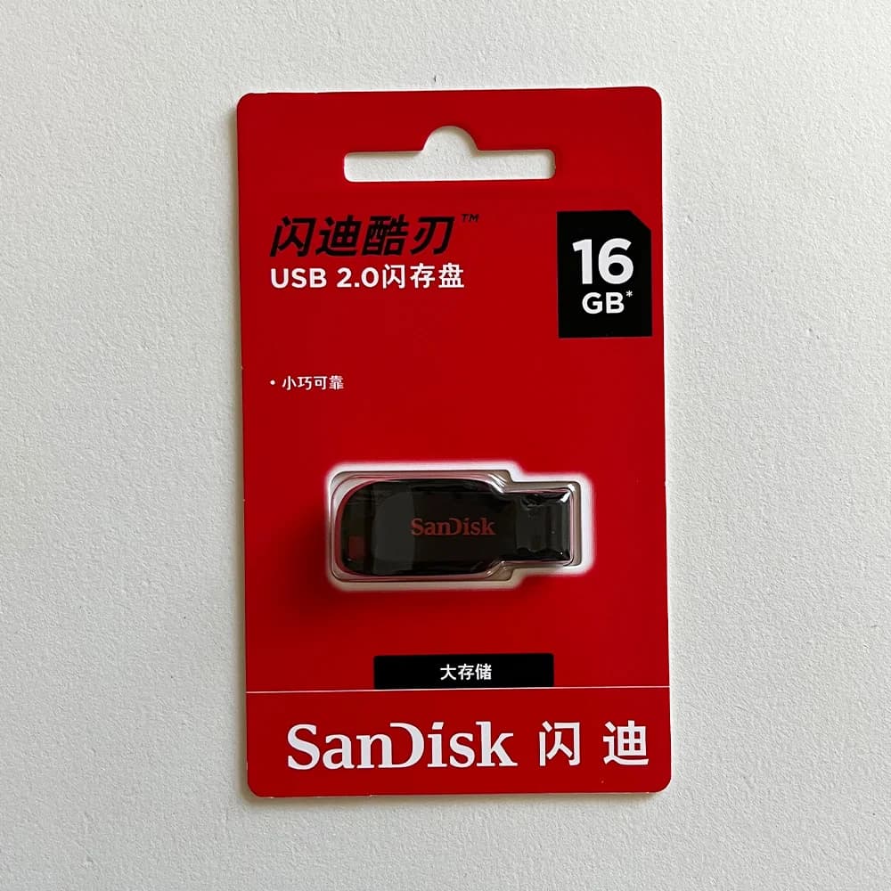 SanDisk SDCZ50 USB Flash Drive بسعة 128 جيجابايت، فلاش درايف صغير بسعة 64 جيجابايت، فلاش درايف بسعة 32 جيجابايت، USB 2.0 فلاش درايف بسعة 16 جيجابايت، عصا ذاكرة بسعة 8 جيجابايت، قرص USB للكمبيوتر - 6