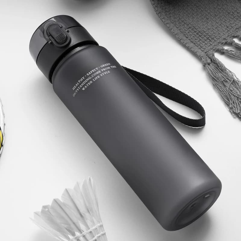 زجاجة مياه رياضية خالية من مادة BPA مقاومة للتسرب عالية الجودة للرحلات والمشي لمسافات طويلة محمولة زجاجات مشروبي المفضلة 400 مل 560 مل - 2