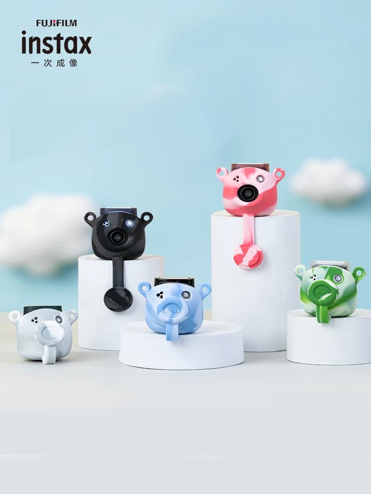 غطاء سيليكون Fujifilm instax Pal، غطاء واقي لكاميرا التصوير لمرة واحدة، حقيبة تخزين واقية - 2