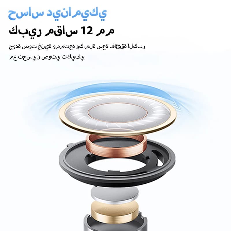 سماعات أذن لينوفو LE209 جديدة لاسلكية بلوتوث، تقليل الضوضاء ANC، موسيقى HiFi، عمر بطارية 30 ساعة، سماعات ألعاب - 4
