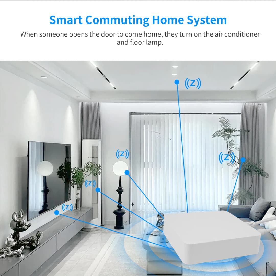 لوحة تحكم Tuya Zigbee للمنزل الذكي، بوابة سلكية للتحكم الذكي في المنزل، متوافقة مع Alexa - 3