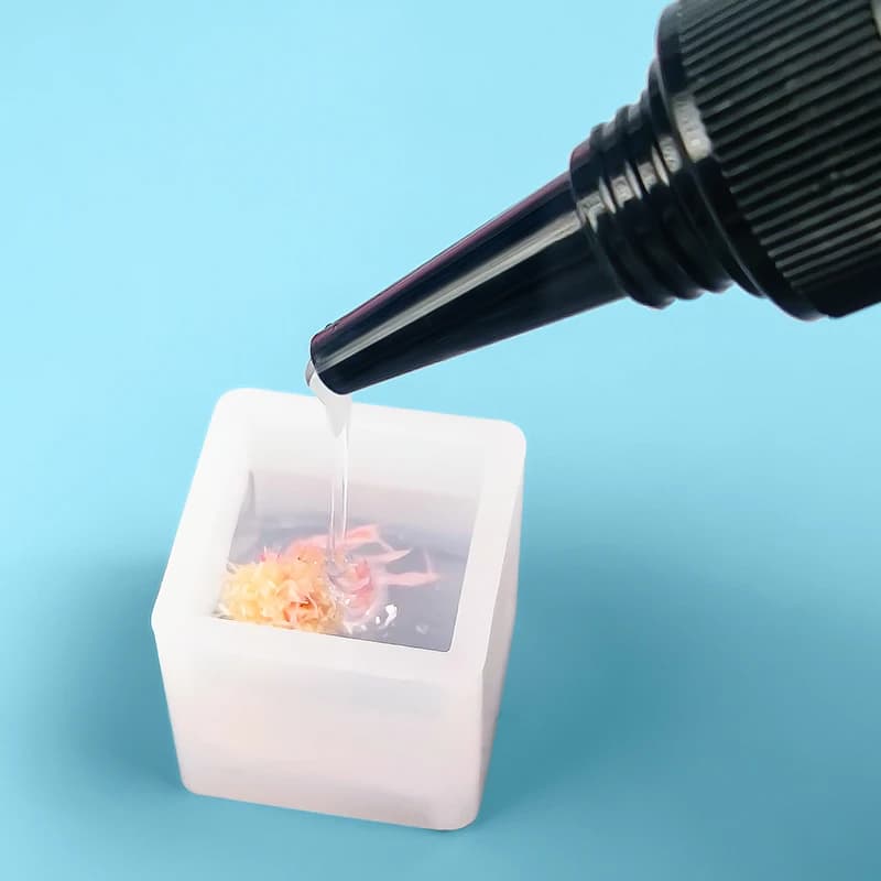 UV Resin Glue 20g/50g/100g/250g/1000g Epoxy Resin and UV Lamp High Transparency Fast Drying and High Hardness for DIY Jewelry - 6